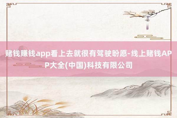 赌钱赚钱app看上去就很有驾驶盼愿-线上赌钱APP大全(中国)科技有限公司