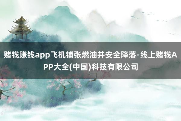赌钱赚钱app飞机铺张燃油并安全降落-线上赌钱APP大全(中国)科技有限公司